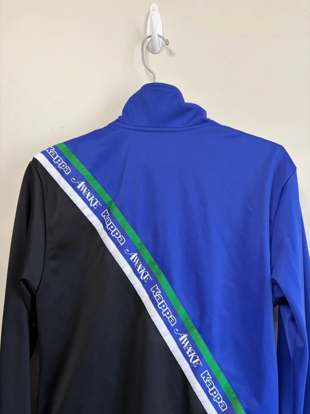 Kappa x Awake‎ NY Eldred Track Jacket Blue Black Size Medium